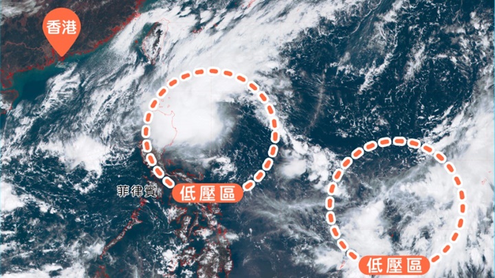 本港下周或将受双台影响。香港天文台facebook图片