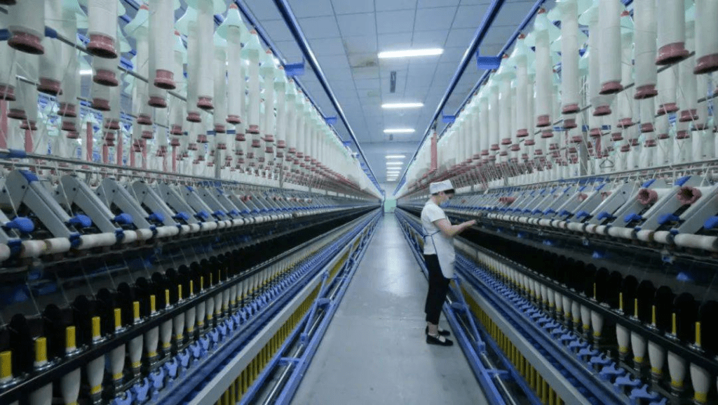 美國制裁三家新疆公司，包括新疆天棉紡織有限責任公司。網圖