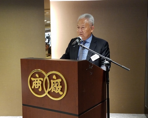 吳宏斌相信大橋通車後能促進粵港澳大灣區城市群之間的經貿聯繫。資料圖片