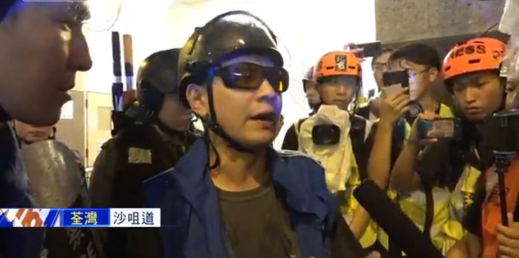 警方傳媒聯絡隊表示,傳媒可向新聞室查詢有否開槍。NowTV截圖