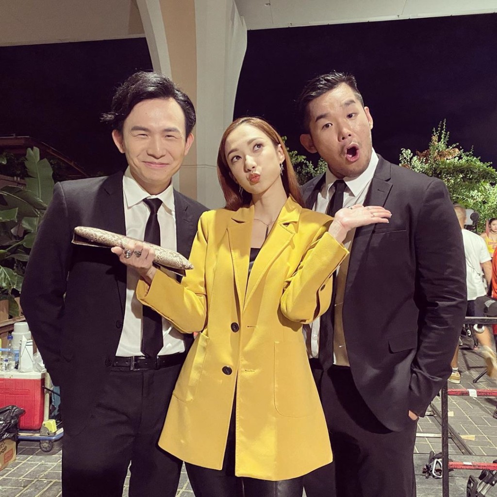 Grace上周才開心宣佈新劇《超能使者》拍到尾聲了!