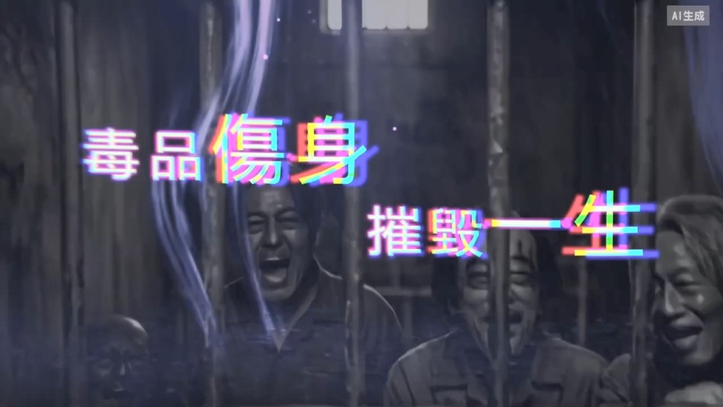 懲教署昨日推出一段禁毒宣傳短片《Obsession 糖衣陷阱》，但被網民質疑有宣傳毒品的反效果。「Obsession 糖衣陷阱」短片截圖