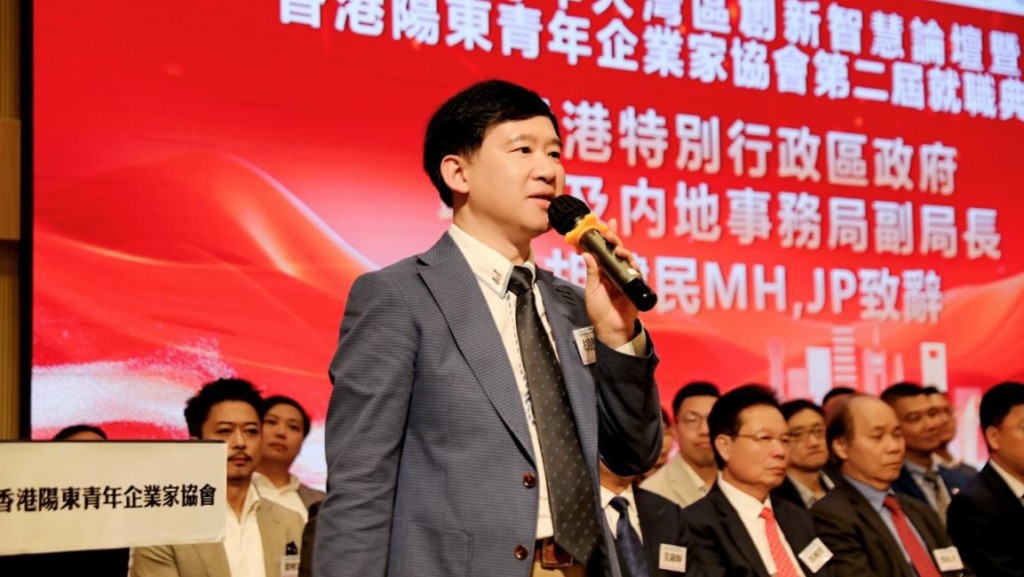 政制及內地事務局副局長胡健民。 政制及內地事務局副局長胡健民。
