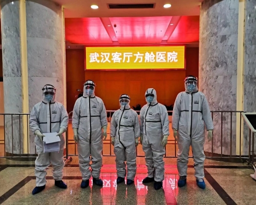 武漢最大方艙醫院明天正式休艙。網圖