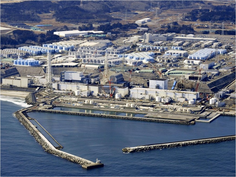 日本打算將核廢水稀釋後排入大海。AP資料圖片