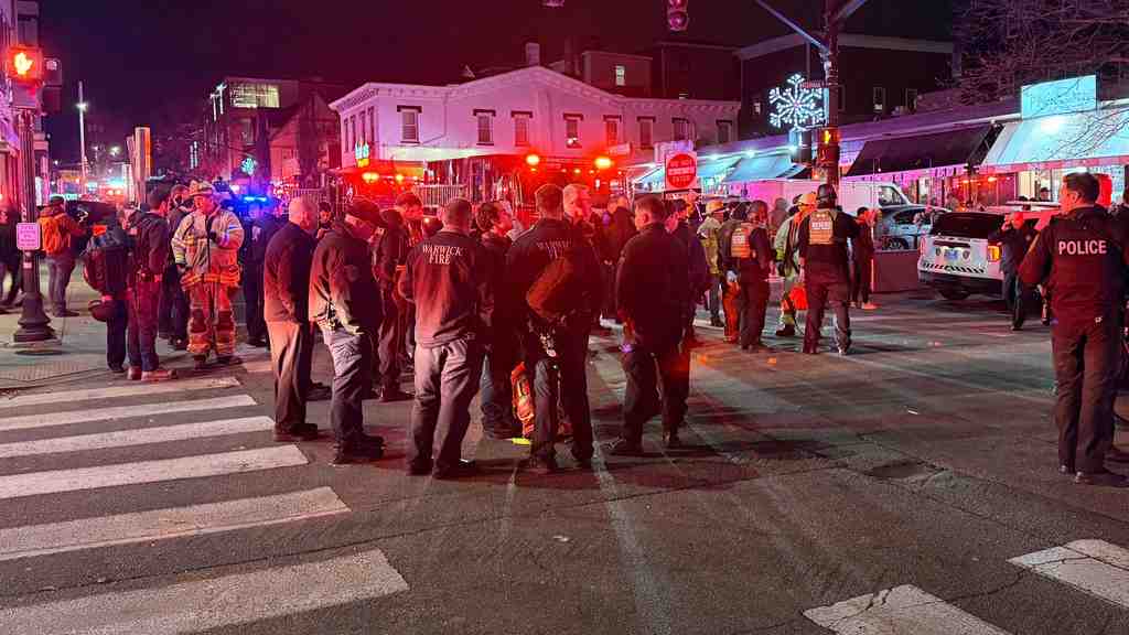 美國羅德島布朗大學發生槍擊 多人中槍。美聯社 