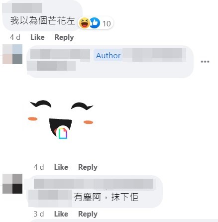 网民：我以为个芒花咗。fb「将军澳主场」截图