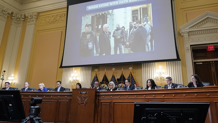 美國國會繼續就去年初暴亂事件舉行聽證會。AP圖片