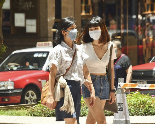 天文台錄得最炎熱的春分。資料圖片