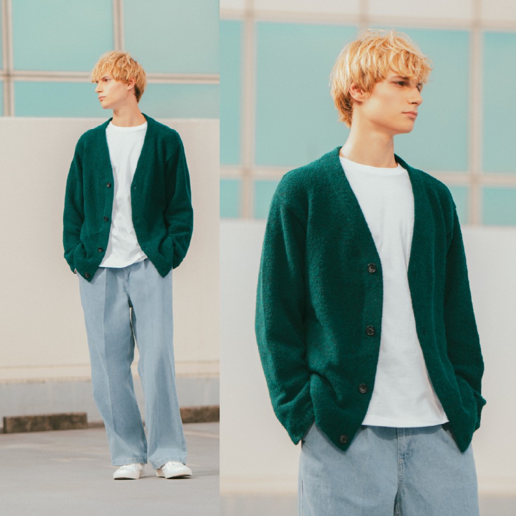 男女裝人氣秋冬服飾｜Brushed yarn cardigan $249