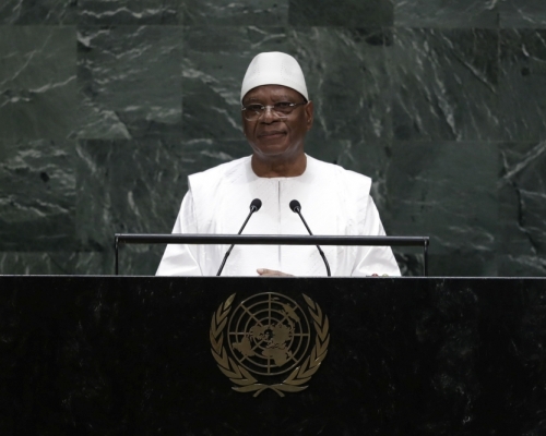 西非国家马里总统凯塔宣布即时辞任，并会解散政府和议会。AP资料图片