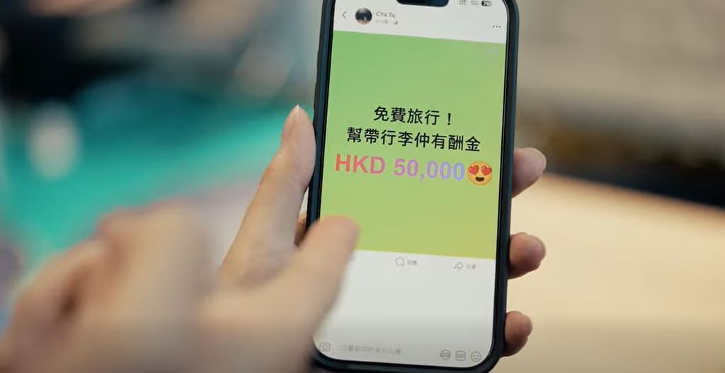 網上招攬指帶貨有報酬。