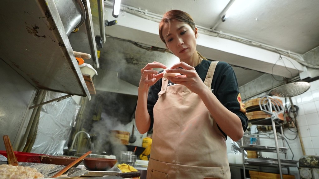 姚子羚呢位「點心師傅」經常嘟嘴。 姚子羚呢位「點心師傅」經常嘟嘴。