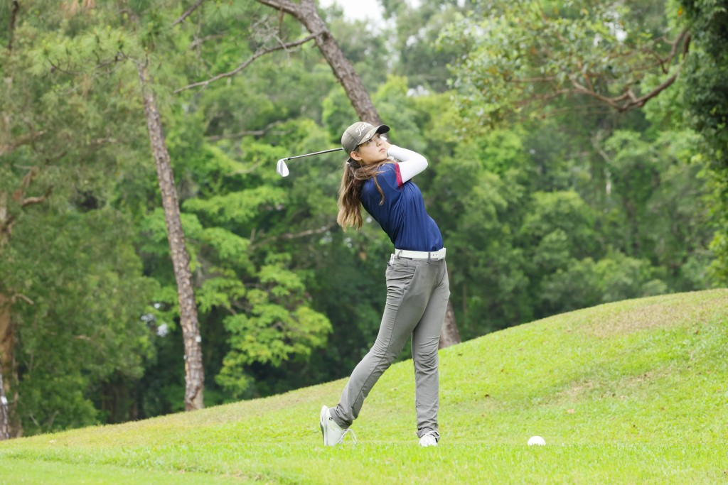 甲組女子個人總桿賽冠軍呂佳心。公關提供