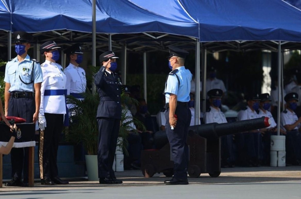 曾嘉倫於2022年加入輔警隊,希望通過參與警務工作貢獻社會。 曾嘉倫於2022年加入輔警隊,希望通過參與警務工作貢獻社會。