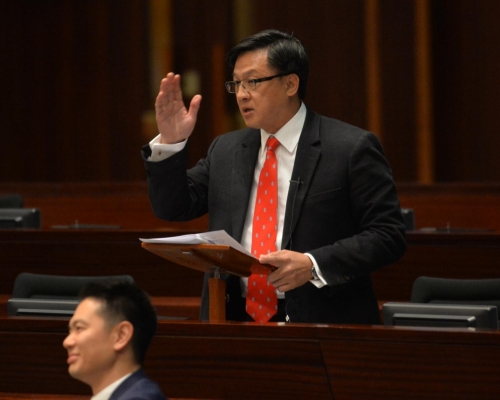 何君尧解释「杀无赦」并非煽动暴力。