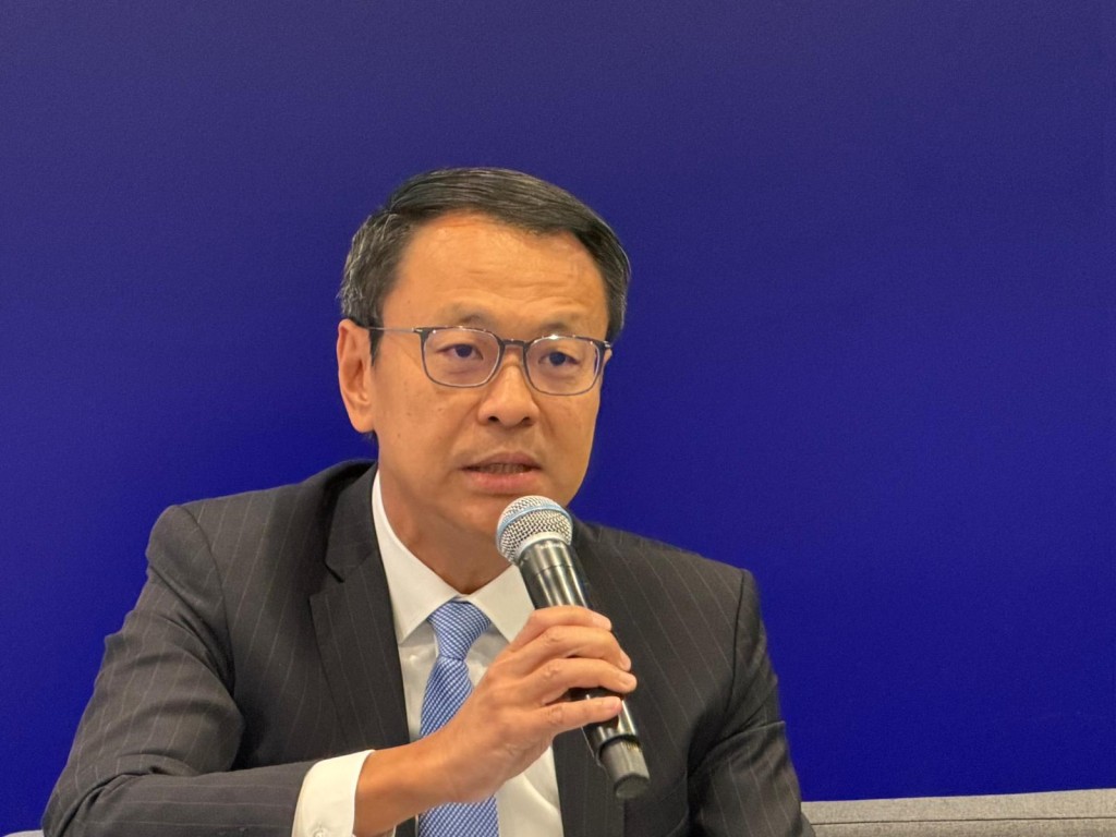 金管局助理总裁（法规及打击洗黑钱）陈景宏分析骗案及预防策略。　曾志恒摄