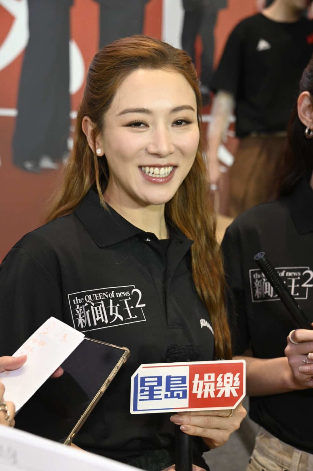 王敏奕、蔡潔等出席TVB台慶劇《新聞女王2》宣傳活動。 王敏奕、蔡潔等出席TVB台慶劇《新聞女王2》宣傳活動。