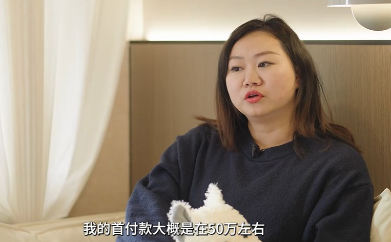 圓子接受內地媒體採訪。（梨視頻截圖）