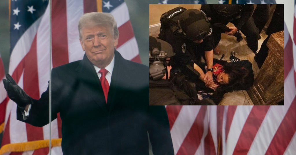 特朗普鼓動支持者衝擊國會鬧出血案。