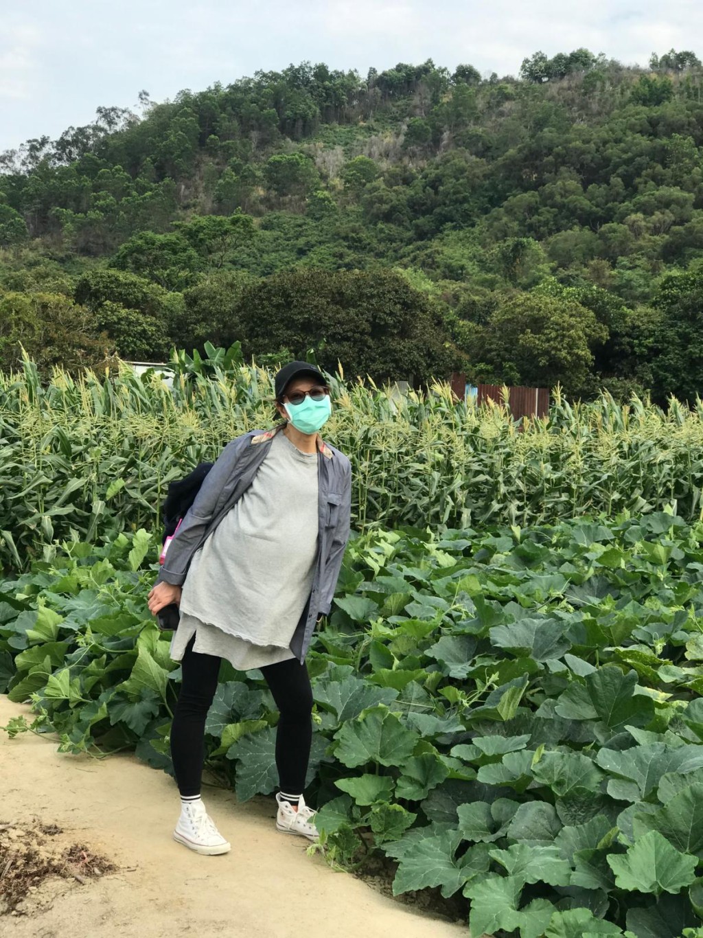 江小姐接受移植前相片。 江小姐接受移植前相片。