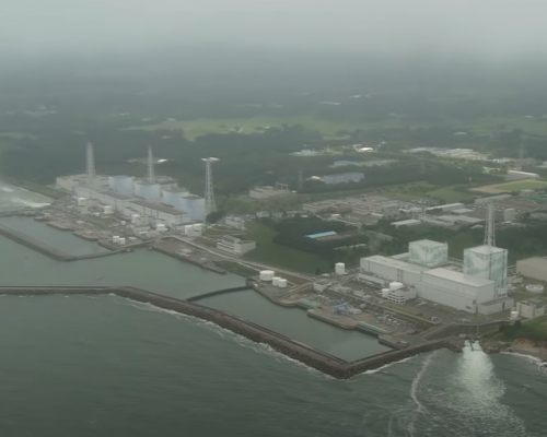 福島第一核電廠。網圖