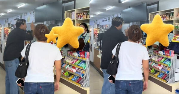 泰國黃牛搶不到演唱會票狂罵7-11店員。 TikTok@namebyyourss