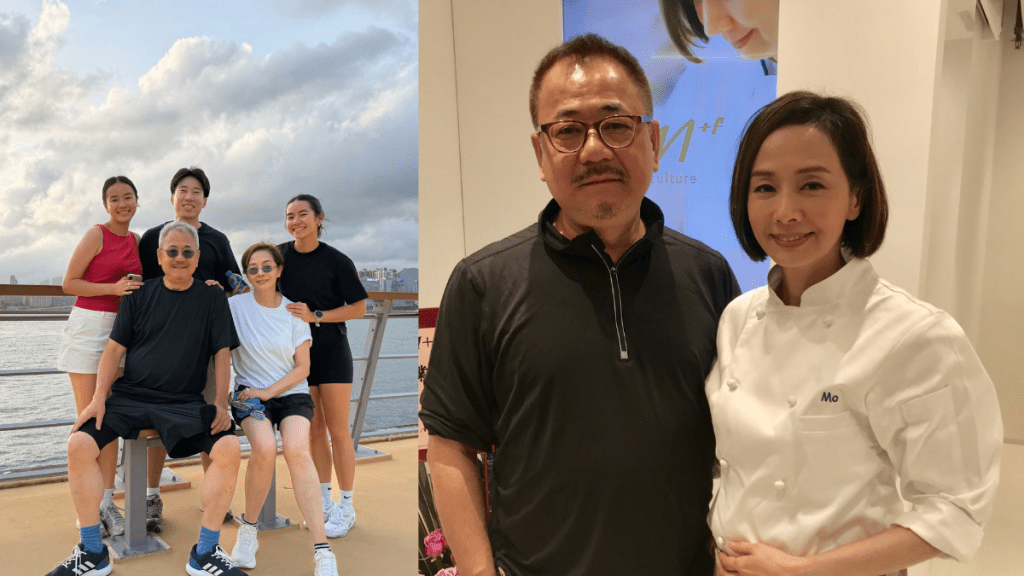 毛舜筠晒家庭照為老公區丁平慶父親節  女婿Andrew罕現身成焦點  結婚2年定居美國