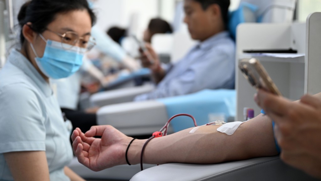 內地提出對《獻血法》內容作出修訂。新華社