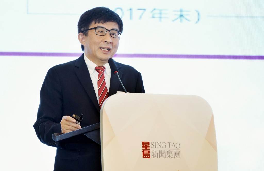 香港中文大學（深圳）協理副校長蔡小強教授以「國際化一流人才培養在香港中文大學（深圳）的實踐」為題演講。