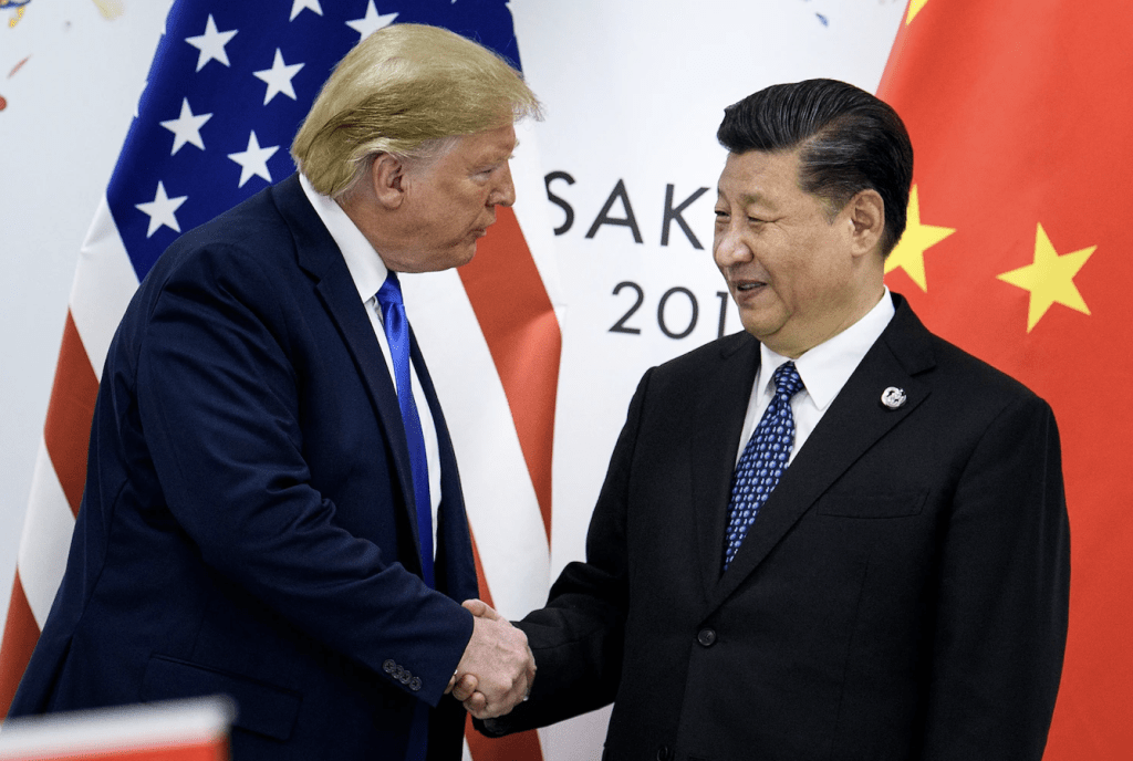 對上一次「習特會」是在2019年日本大阪舉行G20峰會期間,兩人曾舉行雙邊會面。法新社 對上一次「習特會」是在2019年日本大阪舉行G20峰會期間,兩人曾舉行雙邊會面。法新社