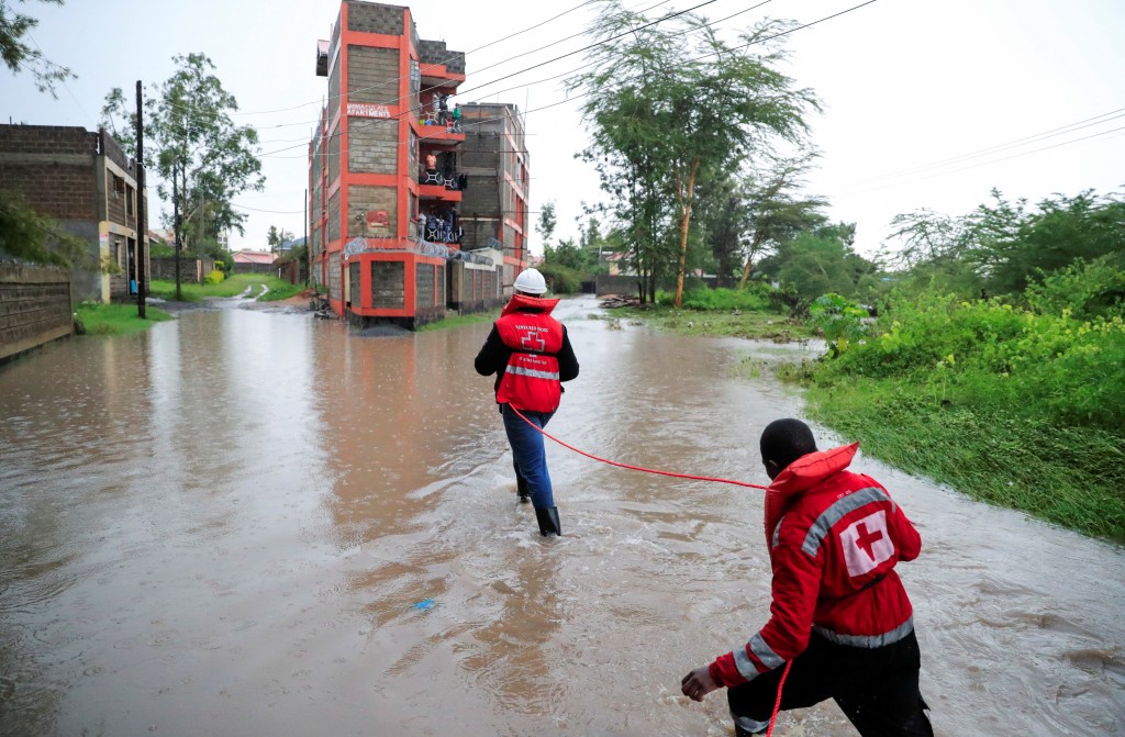 肯亚4月时发生严重洪水。路透社