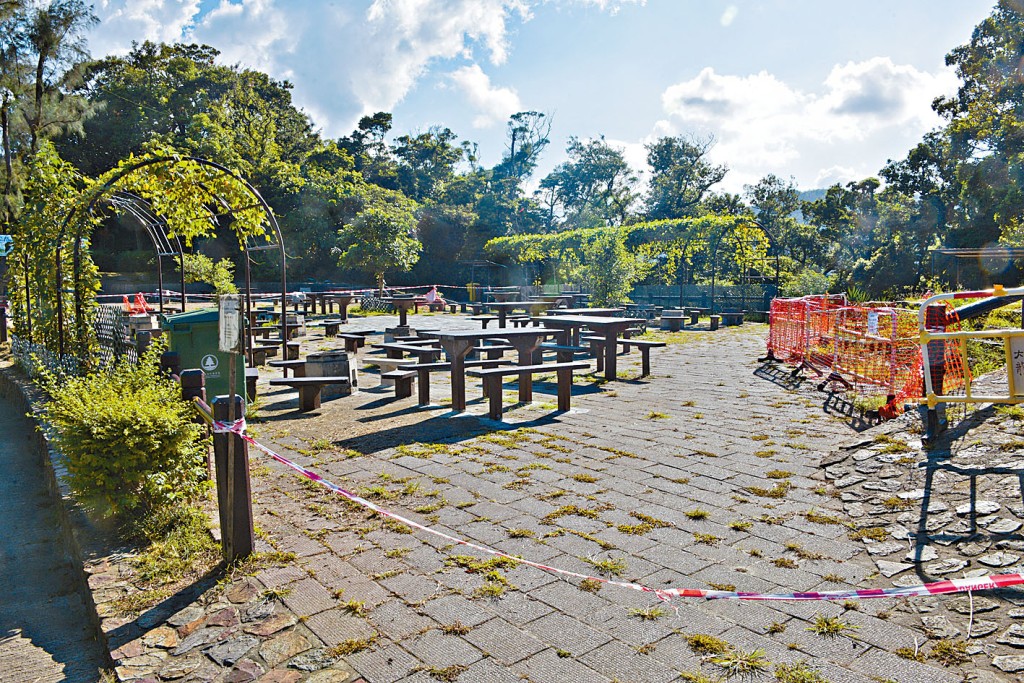 案發的清水灣郊野公園燒烤場,因應疫情一直封閉。