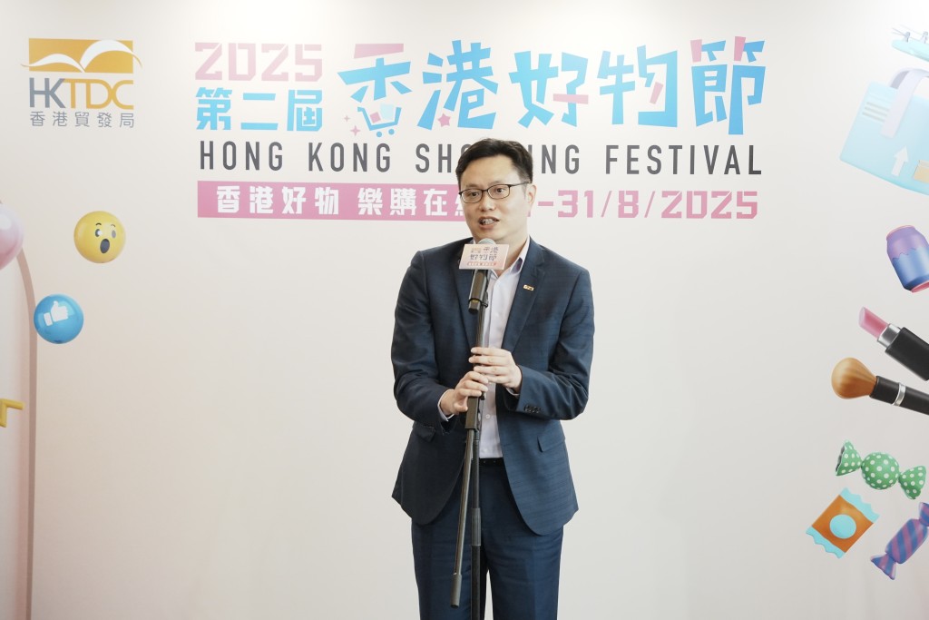 香港貿發局副總裁劉會平。汪旭峰攝 香港貿發局副總裁劉會平。汪旭峰攝