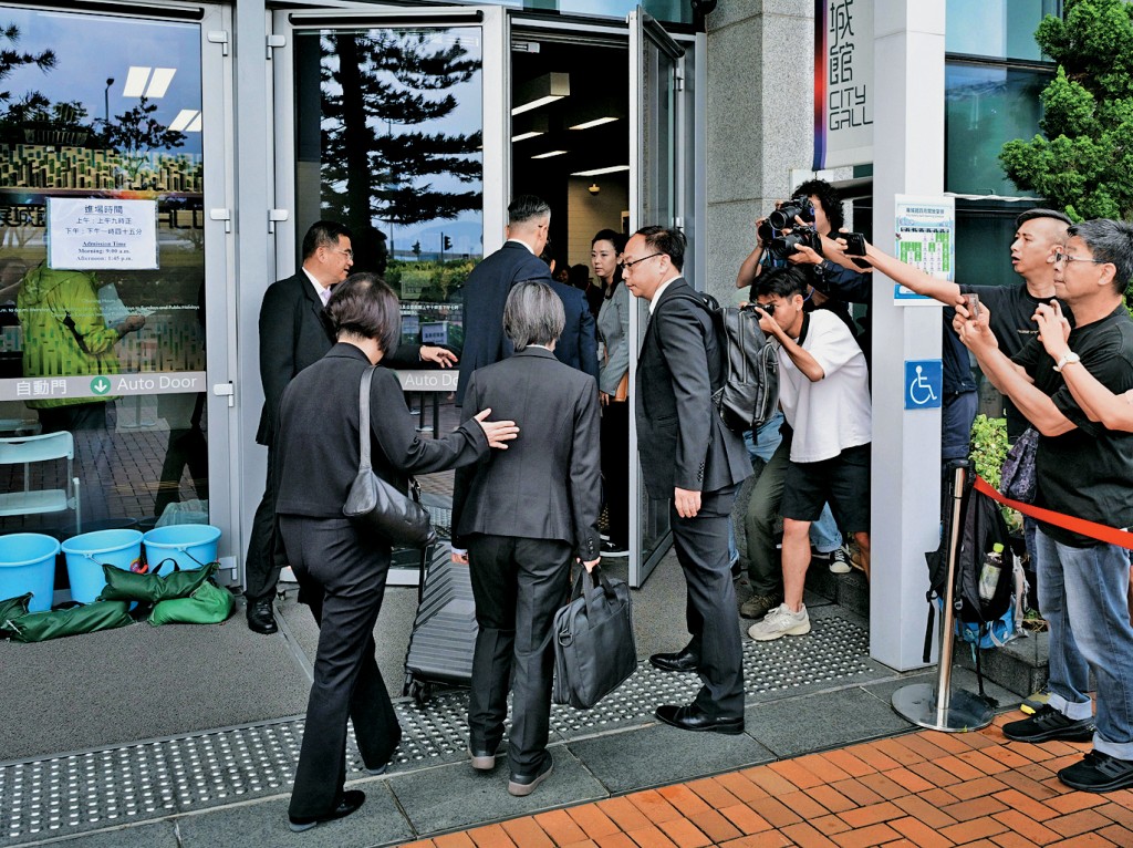 時任勞工處分區職業安全主任（行動科）林秀青昨日到聽證會作供。