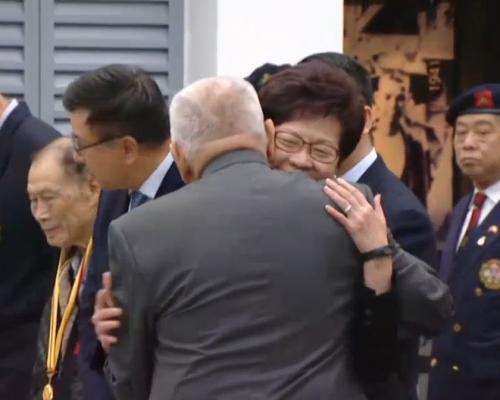 特區政府悼念南京大屠殺79周年活動中。