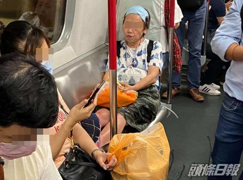 曾在地鐵做同樣欠公德的事。(FB圖)