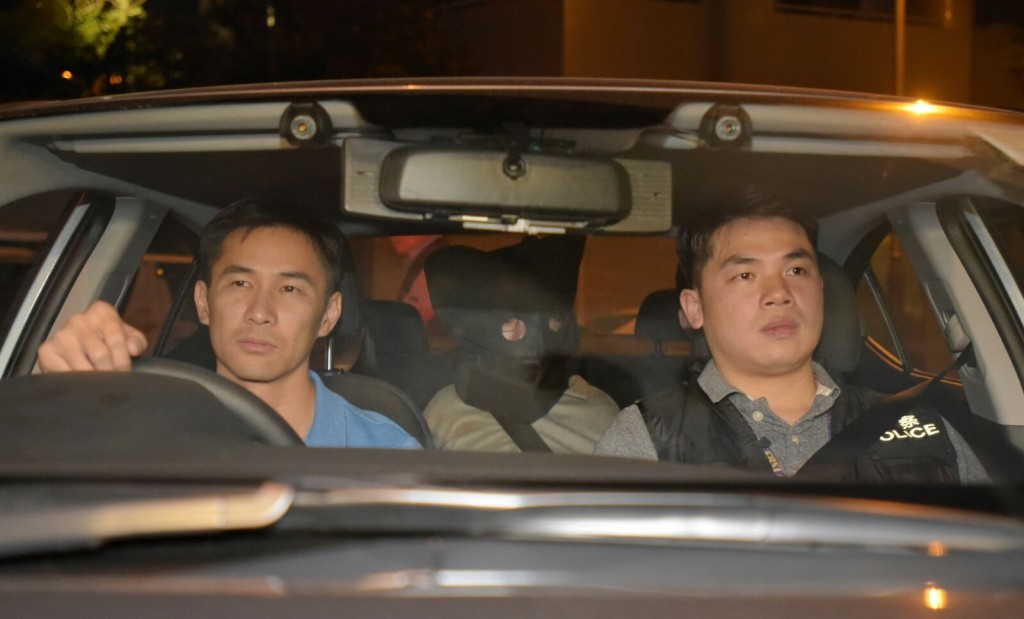 警方拘捕一名30歲內地女子。黃文威攝