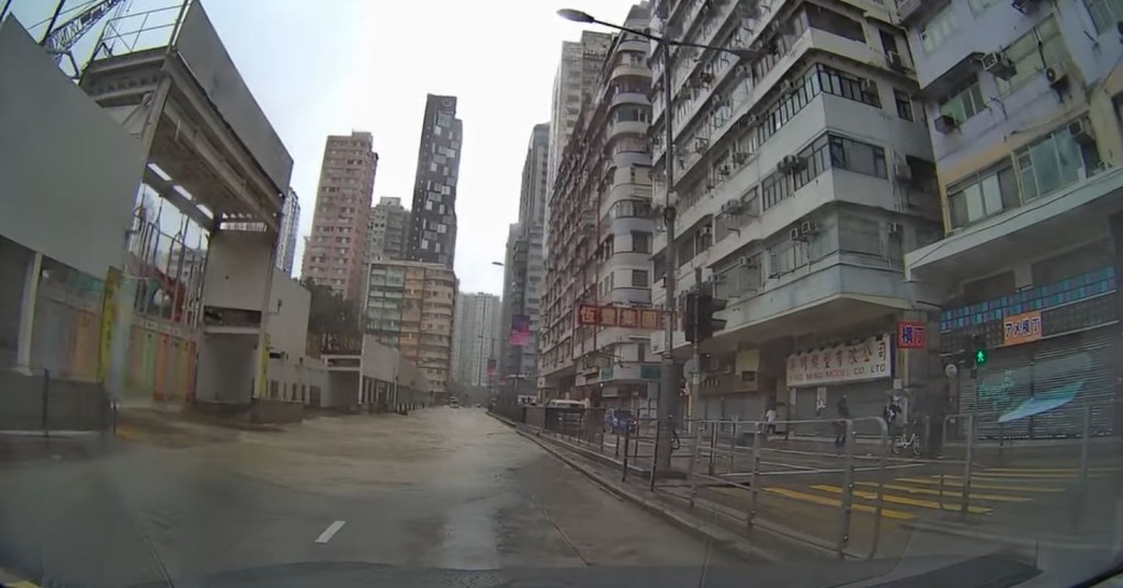 旺角洗衣街水浸。FB：車Cam L（香港群組）