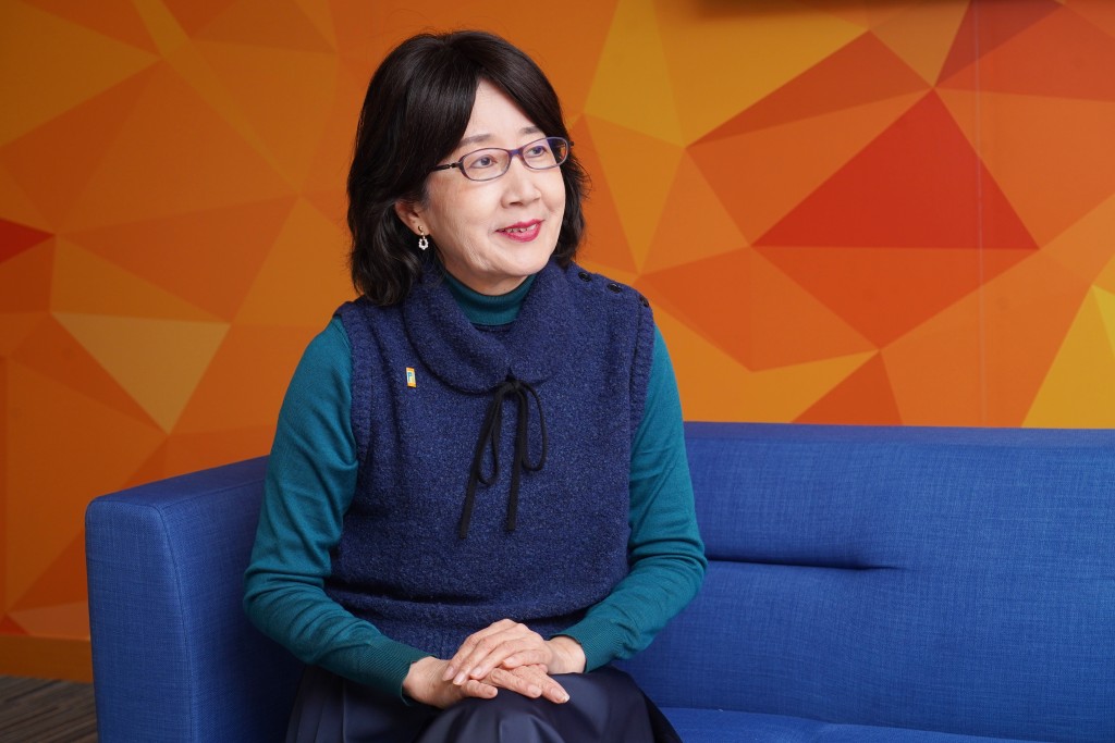 鍾麗玲希望小朋友能透過音樂劇學懂保障自己,尊重別人的私隱,並向網絡欺凌、向起底說不。葉偉豪攝 鍾麗玲希望小朋友能透過音樂劇學懂保障自己,尊重別人的私隱,並向網絡欺凌、向起底說不。葉偉豪攝