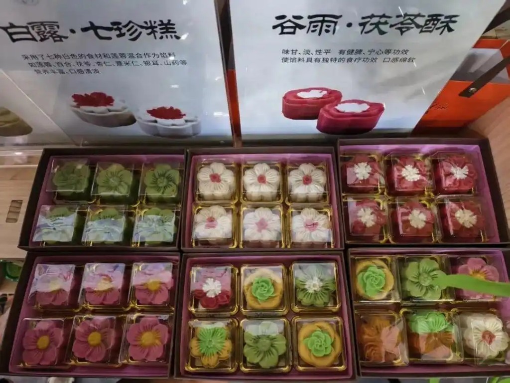 含有藥膳成份的中式糕點備受歡迎。 光明網