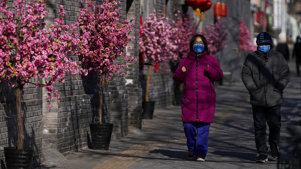 北京市提倡「能不聚則不聚,能少聚則少聚」。美聯社圖片