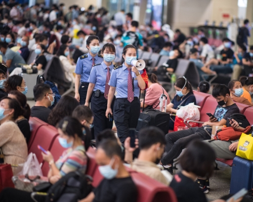 今個中秋內地國內遊旅客達到疫情前八成水平。新華社圖片