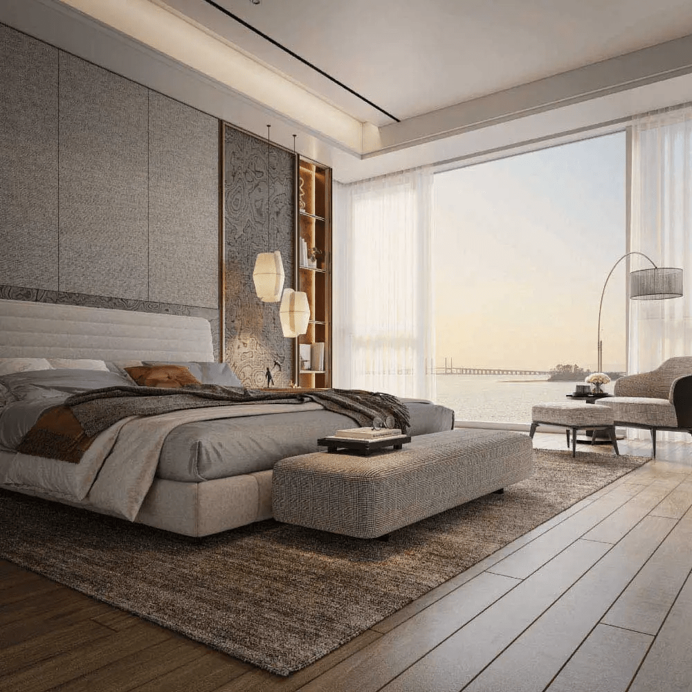 Lightwater Residences單位提供2房及3房間隔，全部均逾千方呎。