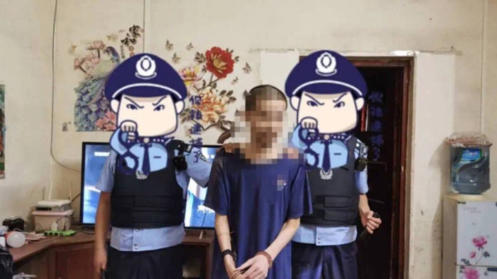 廣西一名男子兩年前持刀傷人後匿藏深山,直至近日方被捕。網上圖片