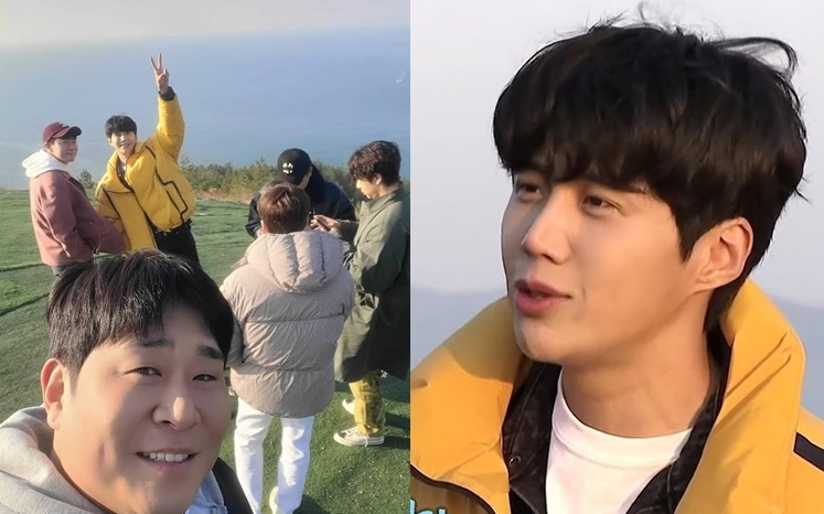 金宣虎拍剧爆红，他加入《两天一夜4》已一年，跟成员们感情亲厚。