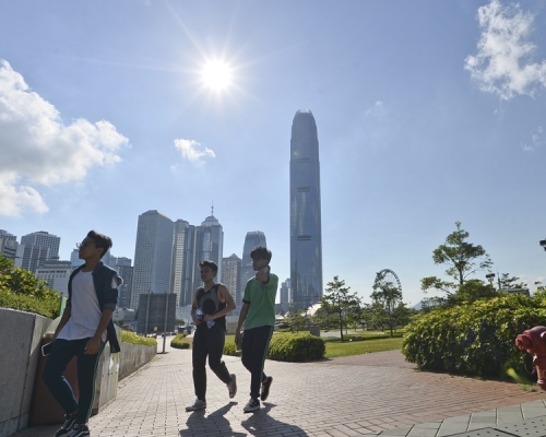 世紀熱浪襲港，高溫仍然維持多日。資料圖片