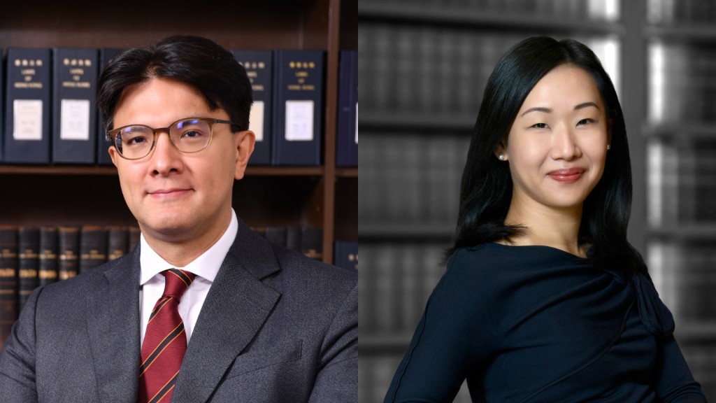 香港大律師公會主席毛樂禮(左)及副主席薛日華(右)將出席在倫敦西敏寺舉行的英格蘭及威爾斯法律年度開啟典禮2025。