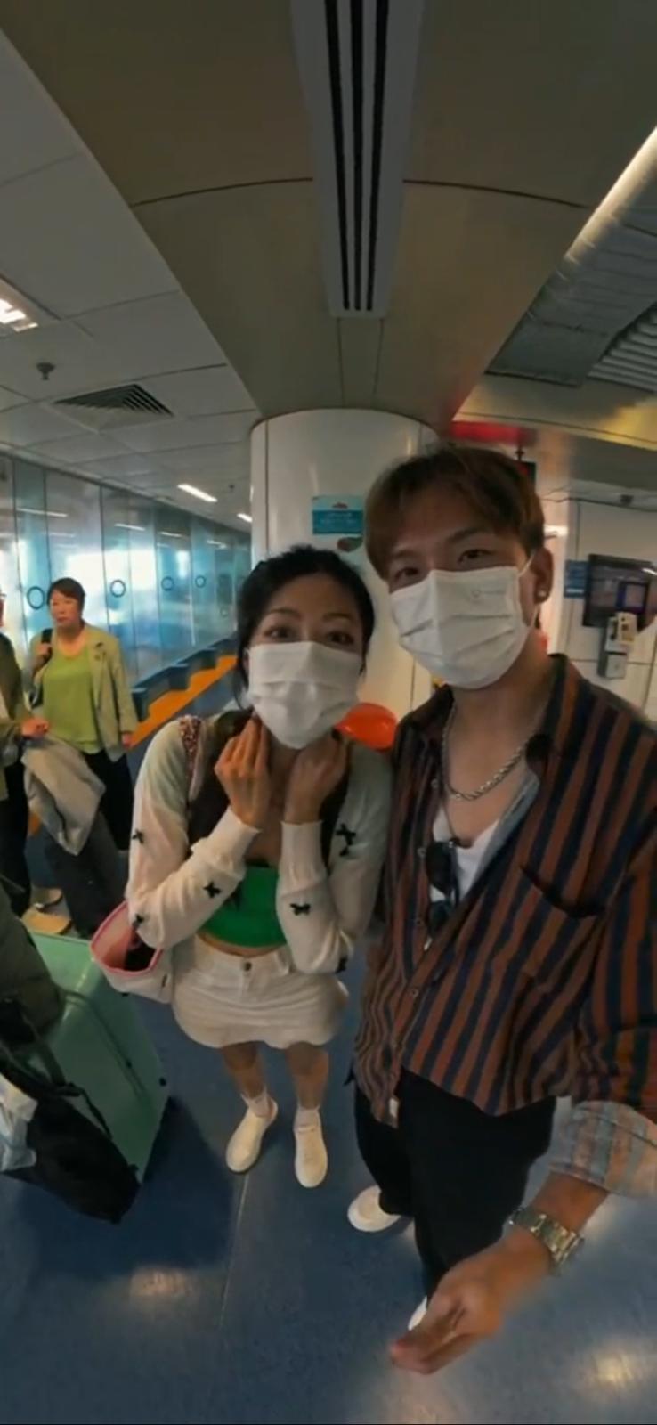 「愛妻號」吉吉於情人節在社交網站出post，上載舊相，感激太太多年陪伴。