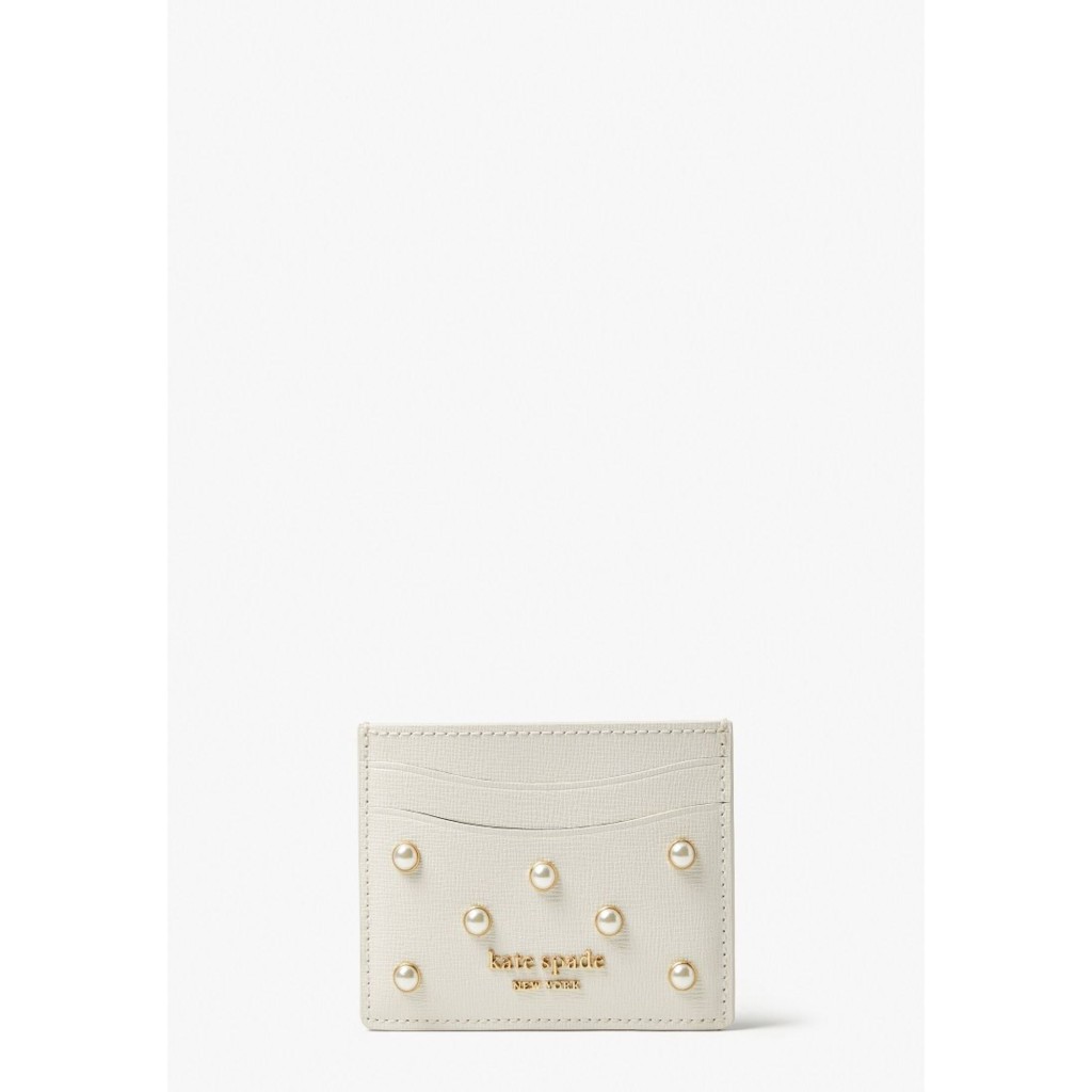 Women Purl Embellished Cardholder - Ivory：$300（原價$1,000）